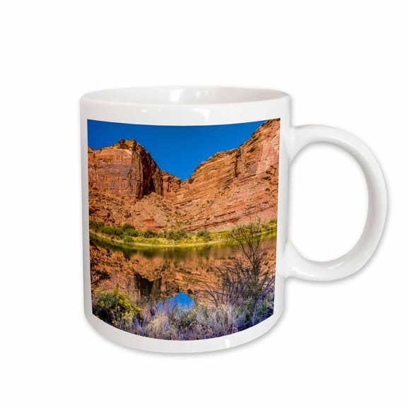 3drose, Sandy Beach River Access. Colorado River. Moab, Utah, 11oz Mug
