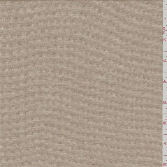 Sandy Brown Jersey Knit, Fabric By the Yard