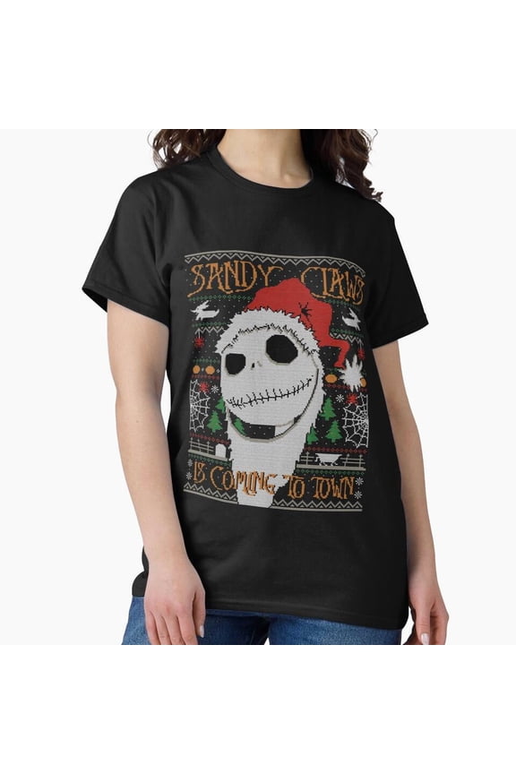 Sandy Claws Is Coming To Town St. Nick Clause Christmas Parody N.b.c For Your Favorite Fun - Viral Tee G25334 Unisex T-Shirt, Up to Size 5XL