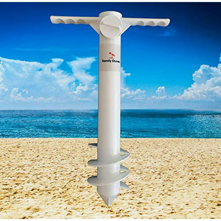 Beach Umbrella Stake Beach Umbrella Base, Heavy Duty Metal Stand