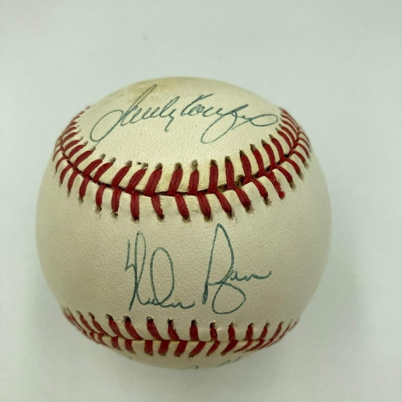 Sandy Koufax Nolan Ryan Signed National League Baseball JSA COA
