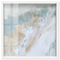 thumbnail image 1 of Sandy Mirage Shadowbox Print Blue Abstract Art by Art Remedy, White Frame, 12 x 12, 1 of 7