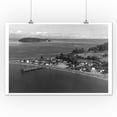 thumbnail image 1 of Sandy Point, WA and Hat Island Aerial View Photograph (12x18 Art Print, Wall Decor Travel Poster), 1 of 1