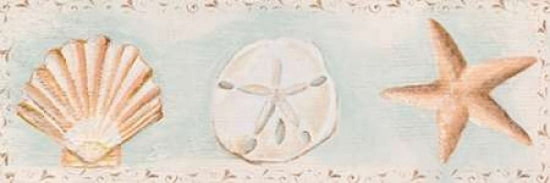 Sandy Shells I Canvas Art - Tiffany Hakimipour (8 x 24)