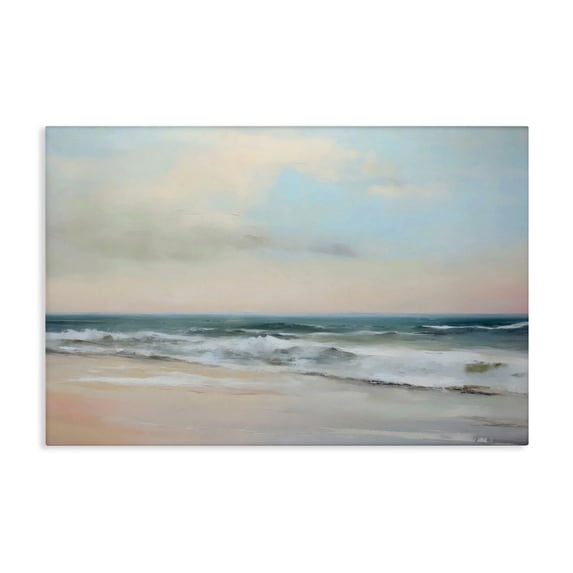 Stupell Industries Sandy Shore in Neutrals Canvas Wall Art, design by Creative Studio, 20 x 30