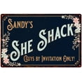 thumbnail image 1 of Sandy's SHE SHACK Sign Metal Wall Decor 16 x 24 Matte Finish Metal 116240060325, 1 of 1