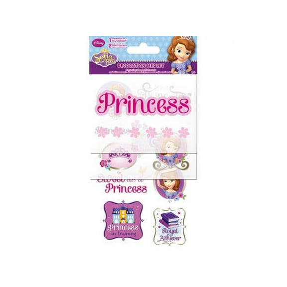 SandyLion Disney Princess Sticker Medley Sophia