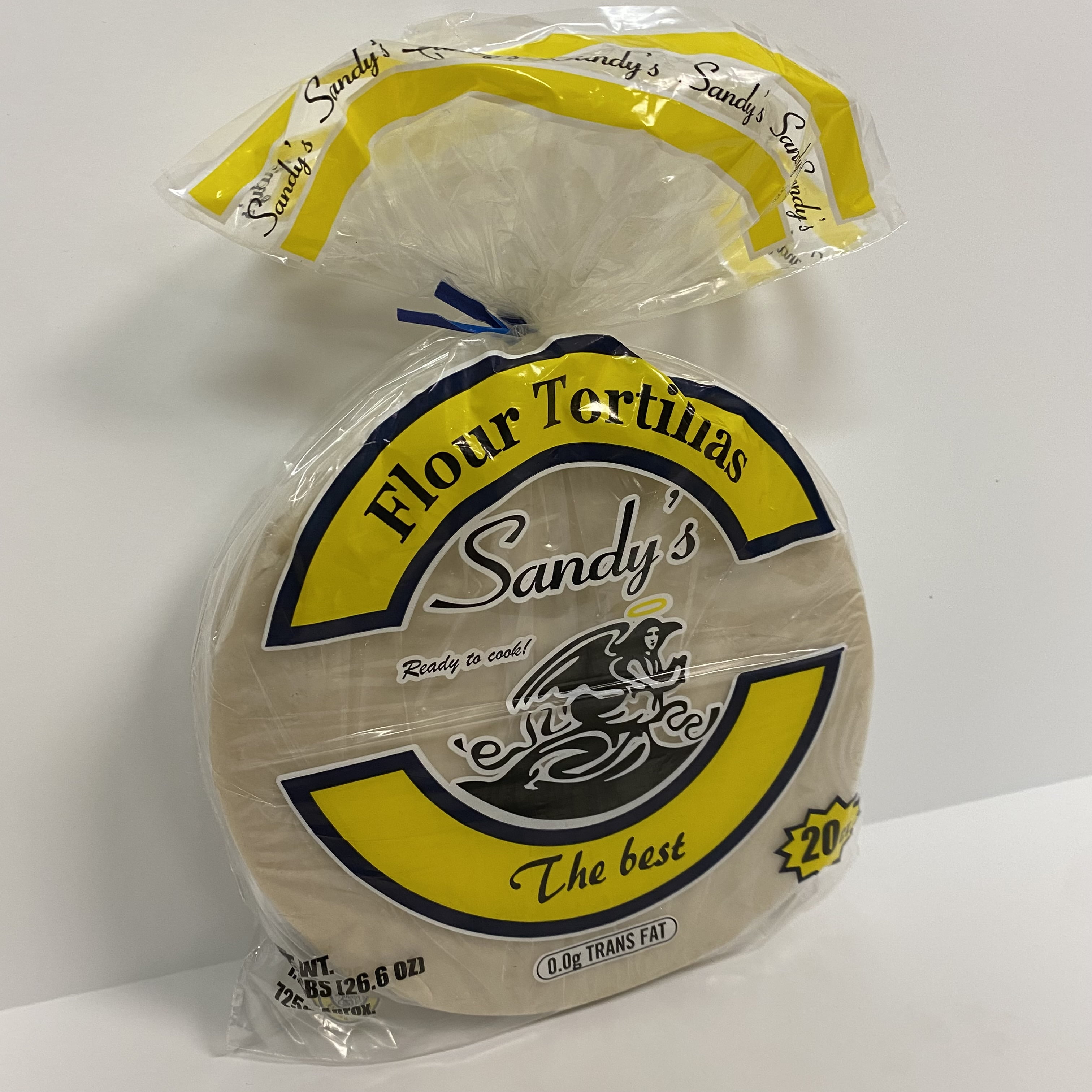 Sandys Tortilla Flour Tortilla 20 Count 26 Ounce