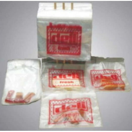 Saneck Clear 1.25 Mil Flip Top LDPE Deli Bag, 10.5 x 8 inch -- 2000 per case.