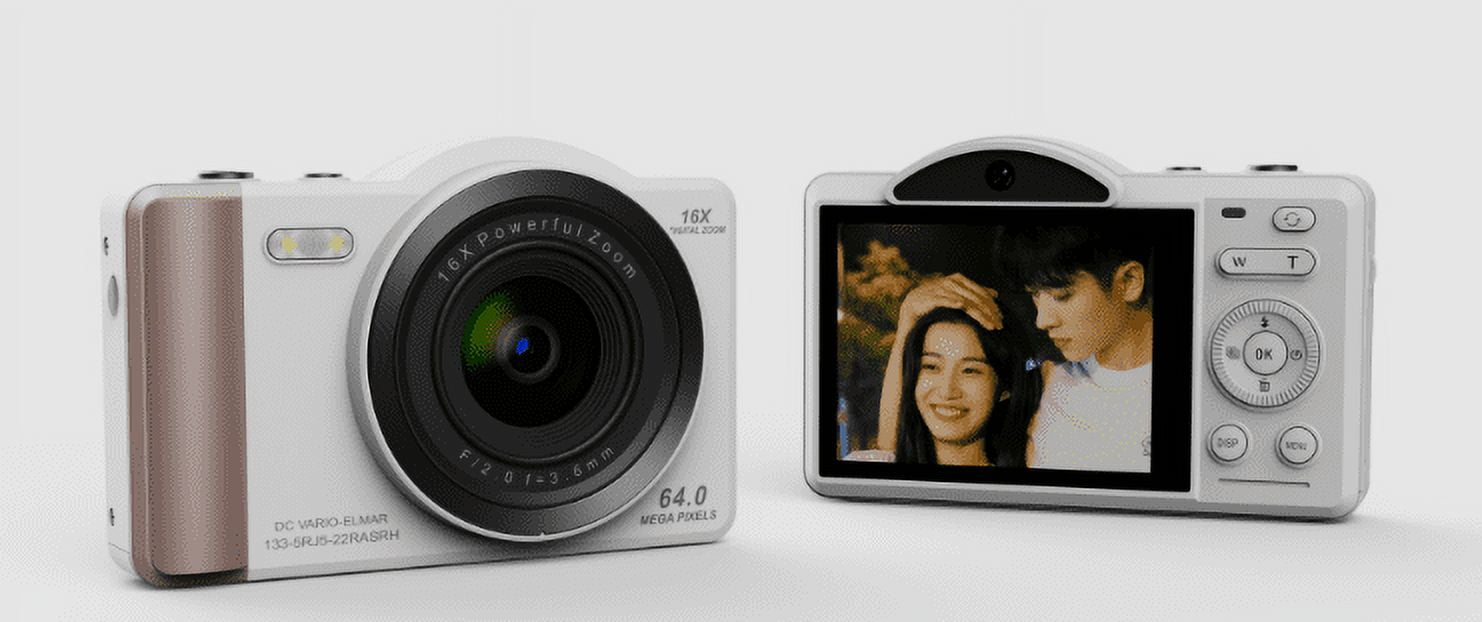 Saneen 4K 64MP Digital Camera, Dual Screen, Vlog, Remote, Video ...