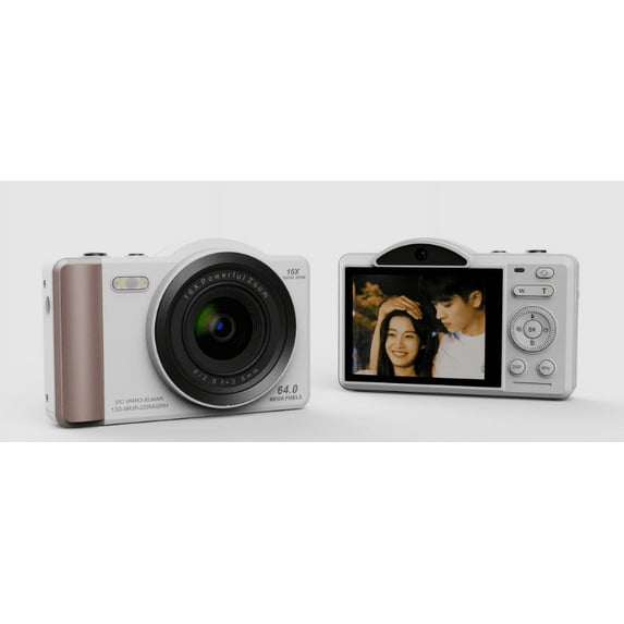 Saneen 4K 64MP Digital Camera, Dual Screen, Vlog, Remote, Video ...