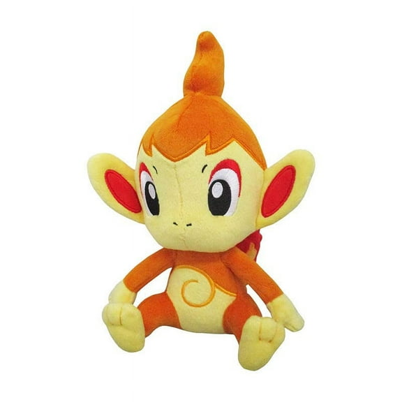 Sanei Pokemon All Star Collection-PP88-Chimchar Stuffed Plush, 8