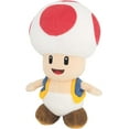 thumbnail image 1 of Sanei Super Mario All Star Collection 7.5" Toad Plush, Small, 1 of 5