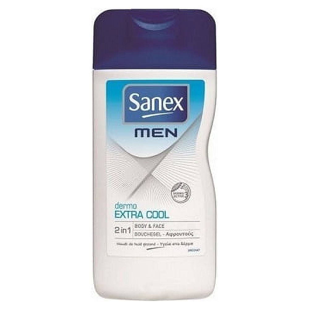 Sanex Shower gel 250ml Mens 2 in 1 Extra Cool