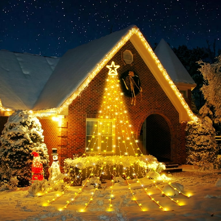 Waterfall outdoor sales lights