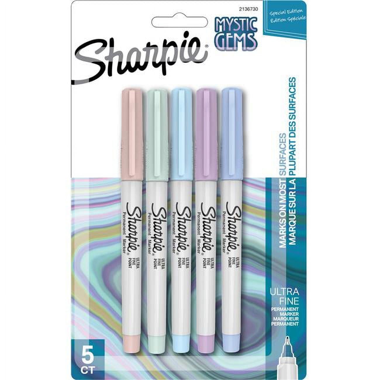 Sharpie Permanent Marker - Mystic Gems - Ultra Fine Point - 5 Color Set