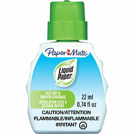 Paper Mate Liquid Paper Fast Dry Correction Fluid