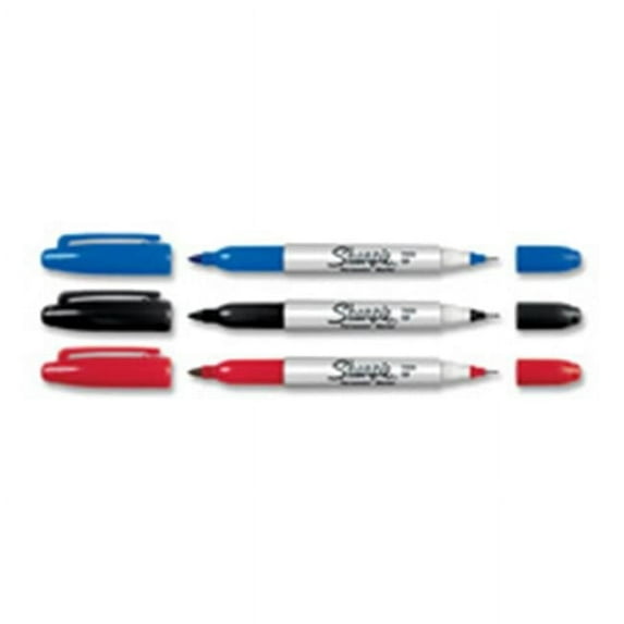 Sanford Brands  Sharpie Twin-Tip Markers- 4 Per Pack