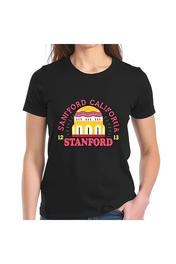Sanford California Vibrant Typography Tee Colorful Retro Style Unisex T-Shirt up to size 5XL