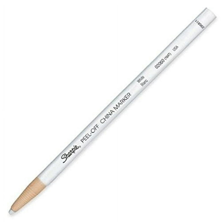 Sanford China Marker Grease Pencil - Peel-Off Sharpie White 2 Pack