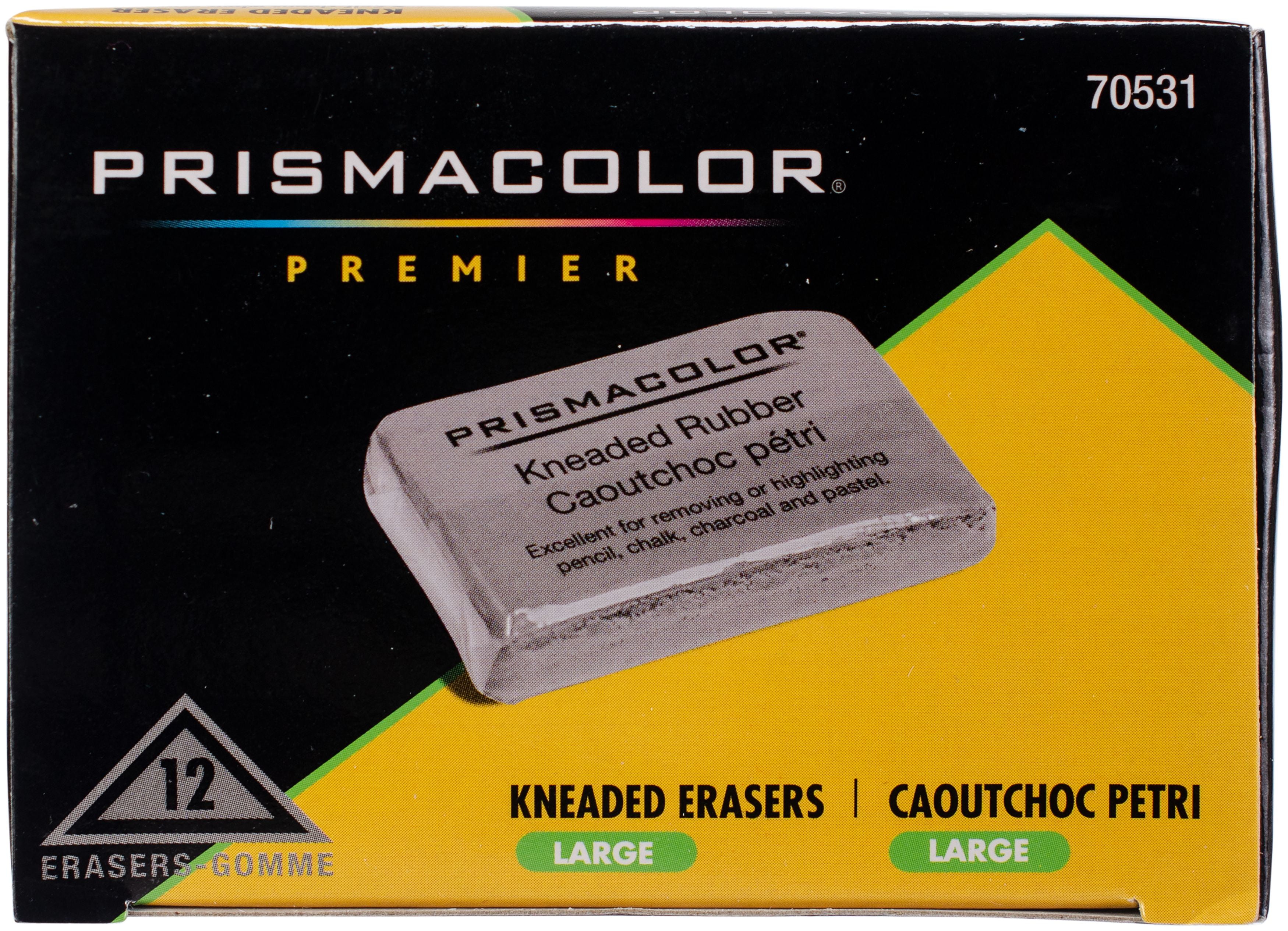 Prismacolor Kneaded Eraser - Large, 1-3/4 x 1-1/4 x 1-1/4, Gray