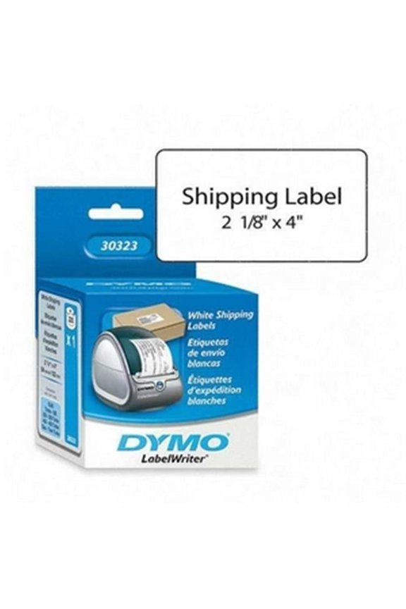Sanford Dymo Shipping Label - 2.12 x 4 Inch Length - 220/Roll - 1 Roll - White