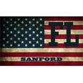 thumbnail image 1 of Sanford FL Florida Seminole County Vintage US Flag Decal Bumper Sticker 3M Vinyl 3" x 5", 1 of 3