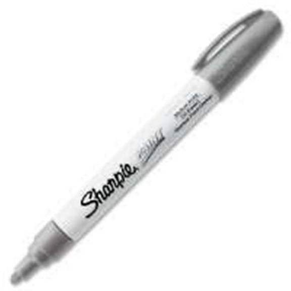 Sanford Ink 35560 Sharpie Paint Marker Oil Base- Medium Point- Silver
