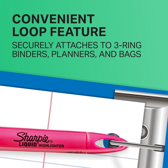 Sharpie Accent Liquid Pen-Style Highlighters Fluorescent Pink 1754464