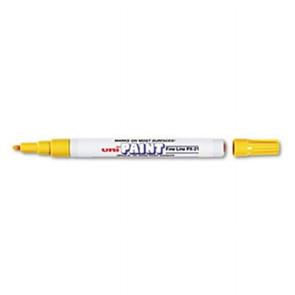 Sanford Ink Company 63705 uni-Paint Marker, Fine Point, Yellow
