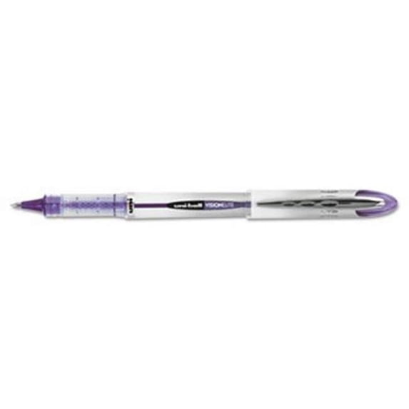 Sanford Ink Company 69025 Vision Elite Roller Ball Stick Water-Proof Pen, Purple Ink, Bold