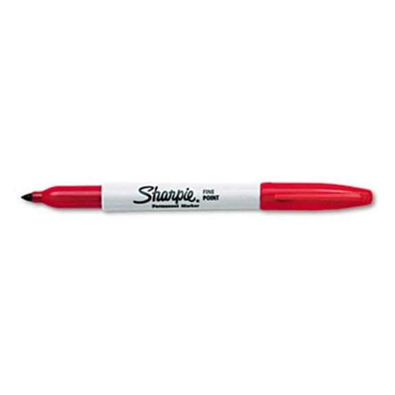 Sanford Ink  Permanent Marker, Fine Point, Red