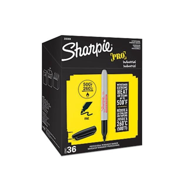 Sanford Ink  Sharpie Industries Marker Fine - Black - Pack of 36