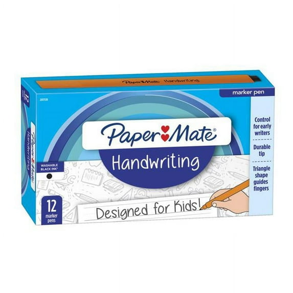 Sanford LP 1597325 Papermate Handwriting Triangle Pen, 0.7 mm - Pack of 12