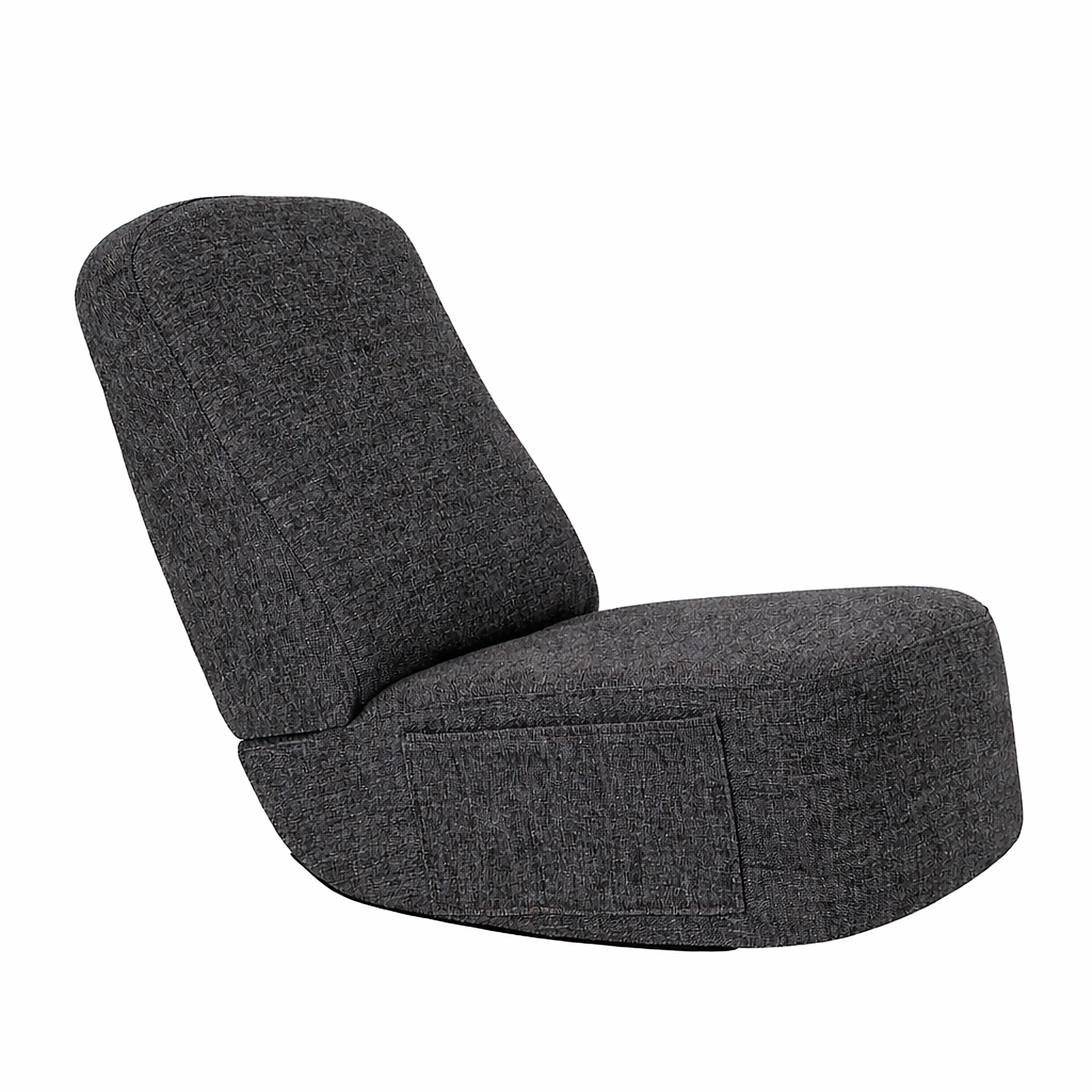 Sanford Living Roommate Rocking Accent Chair, Chenille Coal Black