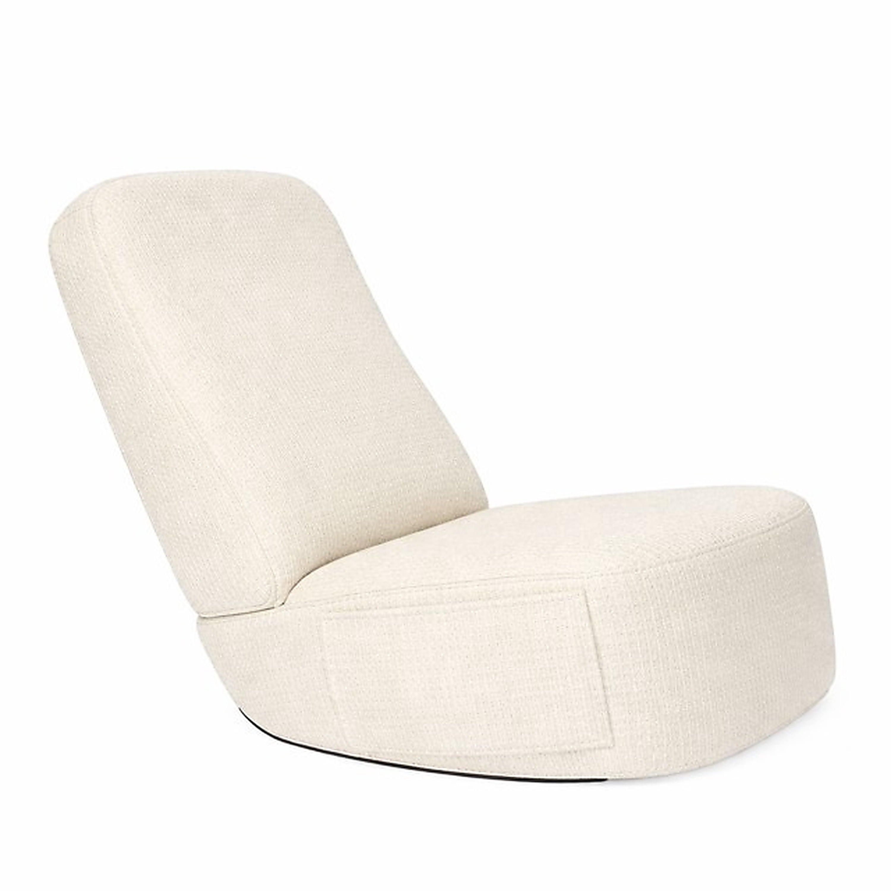 Sanford Living Roommate Rocking Accent Chair, Chenille Cloud White