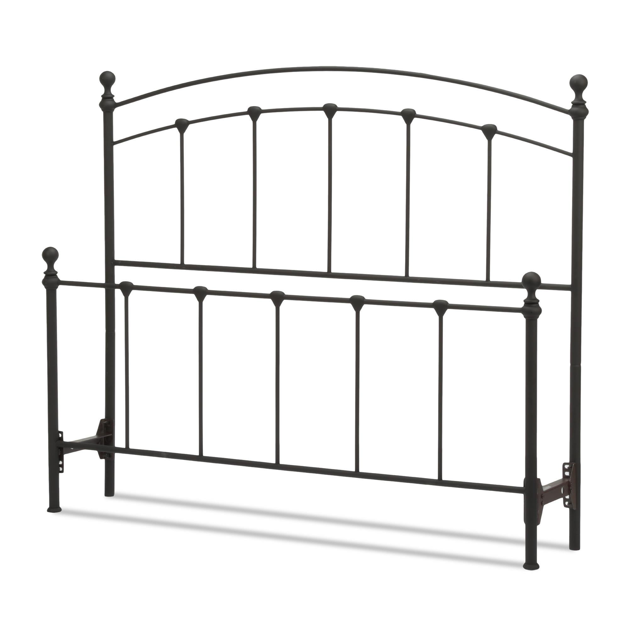 Sanford Metal Headboard and Footboard Bed Panels with Castings and