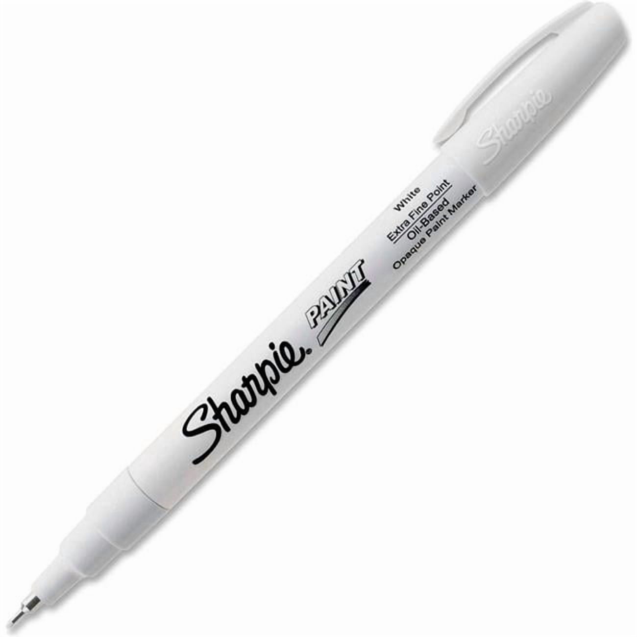 Sanford B788773 Oil-Based Extra Fine White Ink Sharpie Paint Marker - Case of 12