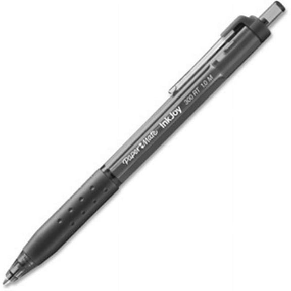 Sanford PAP 1 mm Inkjoy 300 Rt Retractable Ballpoint Pen - Black, 36 per Box
