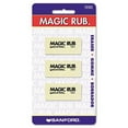 Sanford MAGIC RUB Art Eraser 3/Pack Nonabrasive Vinyl for Drawing