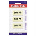 thumbnail image 1 of Sanford Products - Sanford - MAGIC RUB Art Eraser, 3/Pack - Sold As 1 Pack - Non-abrasive vinyl for use on drafting films, tracing papers. - Absorbs graphite, erases India ink. -, 1 of 1