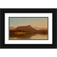 thumbnail image 1 of Sanford Robinson Gifford 14x10 Black Ornate Wood Framed Double Matted Museum Art Print Titled: A Home in the Wilderness (1866), 1 of 5
