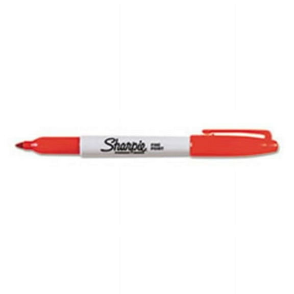 Sanford SA Marker-Sharpie-Fine-36-Rd - Red