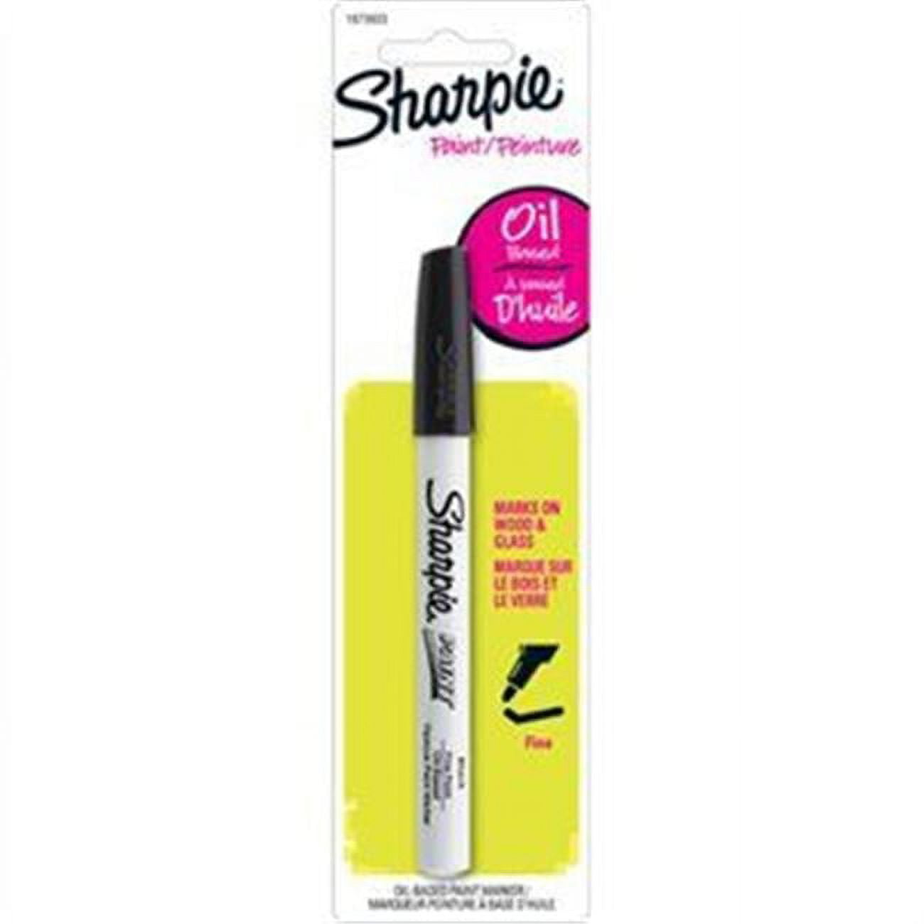 Sanford  Uni Fine Tip Paint Marker Black - Pack of 6