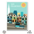 thumbnail image 1 of Sanfrancisco Poster Style - 12" Vinyl Sticker Waterproof Decal, 1 of 1