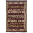 thumbnail image 1 of Sangat Chasen Brown/Beige Rug, 6'11" x 10'2", 1 of 5