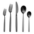 thumbnail image 1 of Sangdo Black Silverware Set 20 pieces Stainless Steel Flatware Set Kitchen Utensil Set Service for 4, Tableware Cutlery Set for Home and Restaurant, Dishwasher Safe, 1 of 6