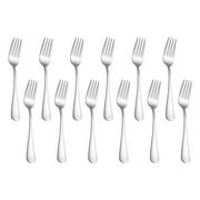 Sangdo Silverware Forks 12pcs Stainless Steel Dinner Forks Set for Home, Kitchen, Restaurant, 6.7inches