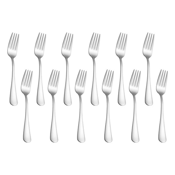 Sangdo Silverware Forks 12pcs Stainless Steel Dinner Forks Set for Home, Kitchen, Restaurant, 6.7inches