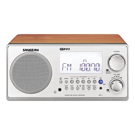 Display/screen Riado Sangean All in One AM/FM Alarm Clock Radio with Large Easy to Read ...